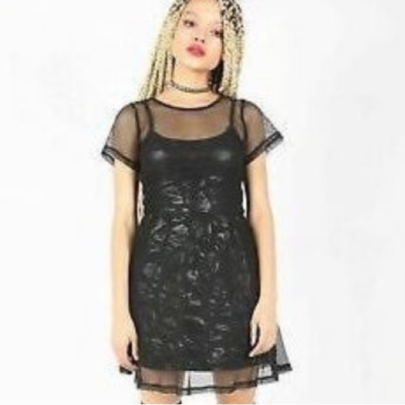 Iron Fist Skulls Club Mesh Skater Dress NEW XS - Picture 7 of 8